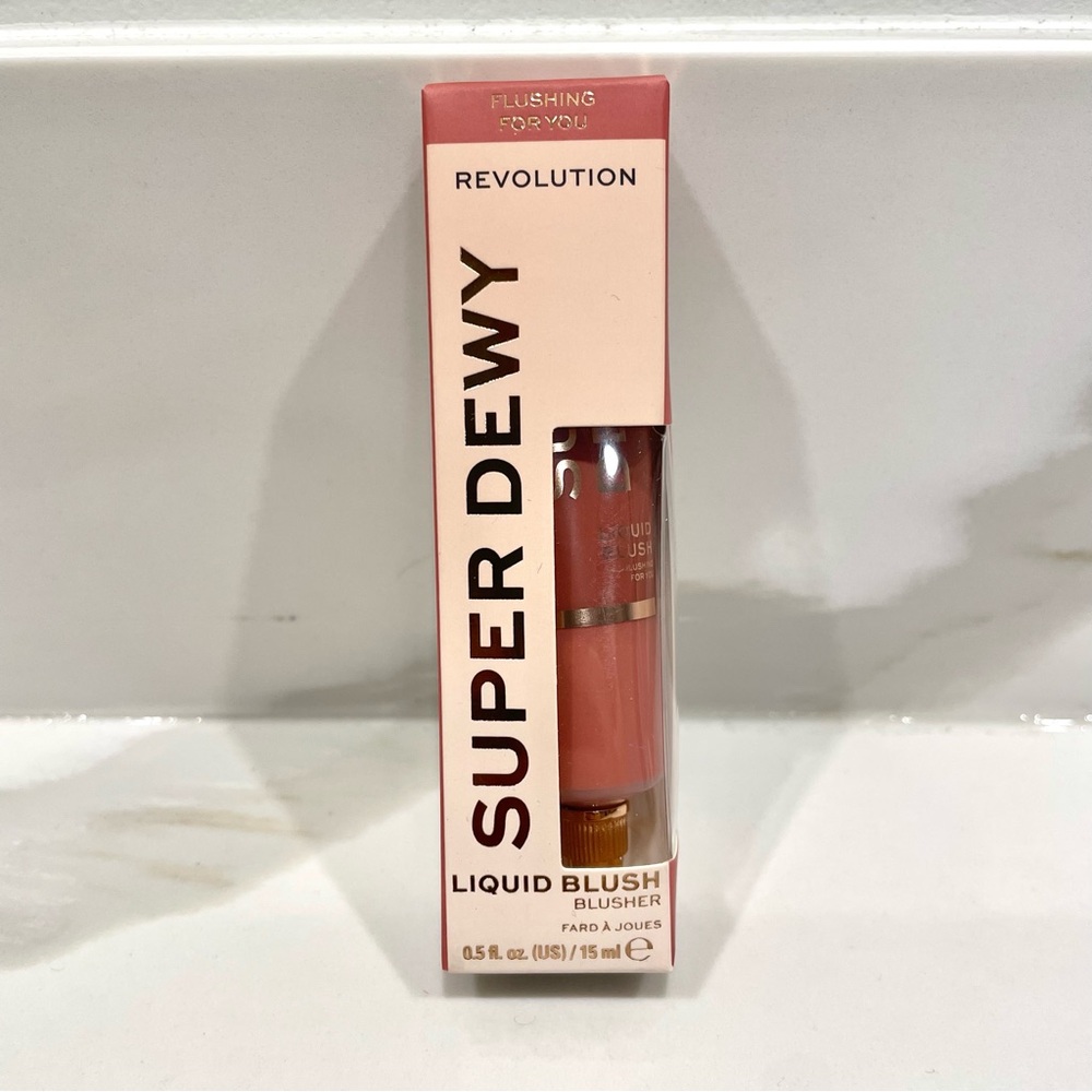 π 5/$25 NEW Revolution Superdewy Liquid Blush (Flushing for You)